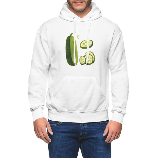 Green Cucumber Hoodie - Veggie Vibes by Oddemy