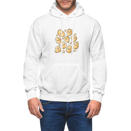 Cute Potatoes with Happy Faces Hoodie - Veggie Vibes by Oddemy